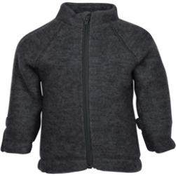 Mikk-Line merino uld Cardigan - Anthracite Melange